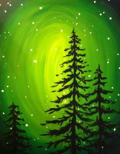 evergreens paint night 2-8